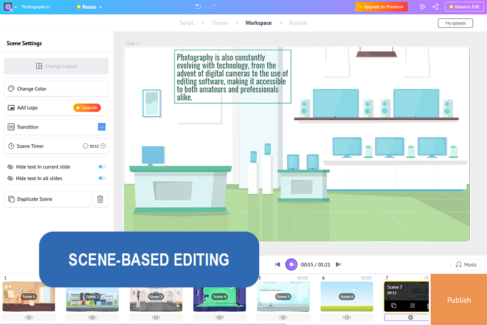 steve ai online slideshow maker