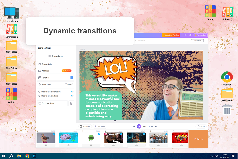 steve ai video meme generator