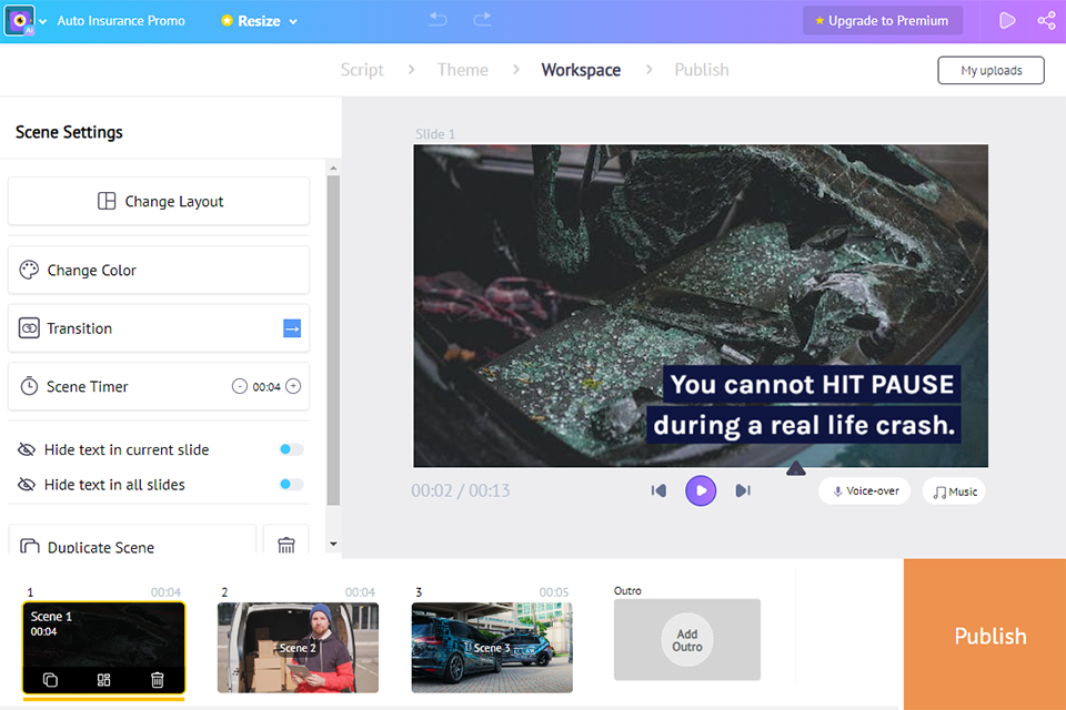 steve.ai best free promo video maker image