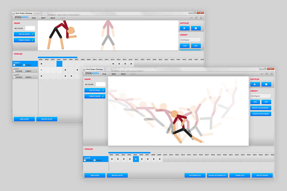stick nodes stickman animation makers interface