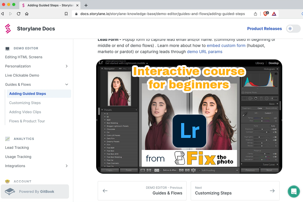 storyline interactive product demo software