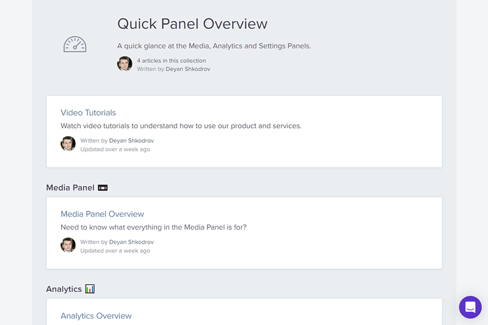 streamingvideoprovider knowledge base