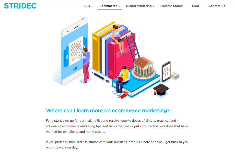 stridec agency ecommerce marketing