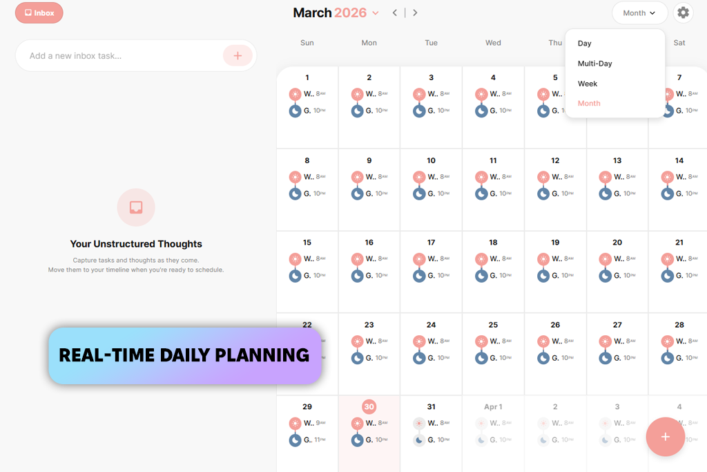 structured planner maker