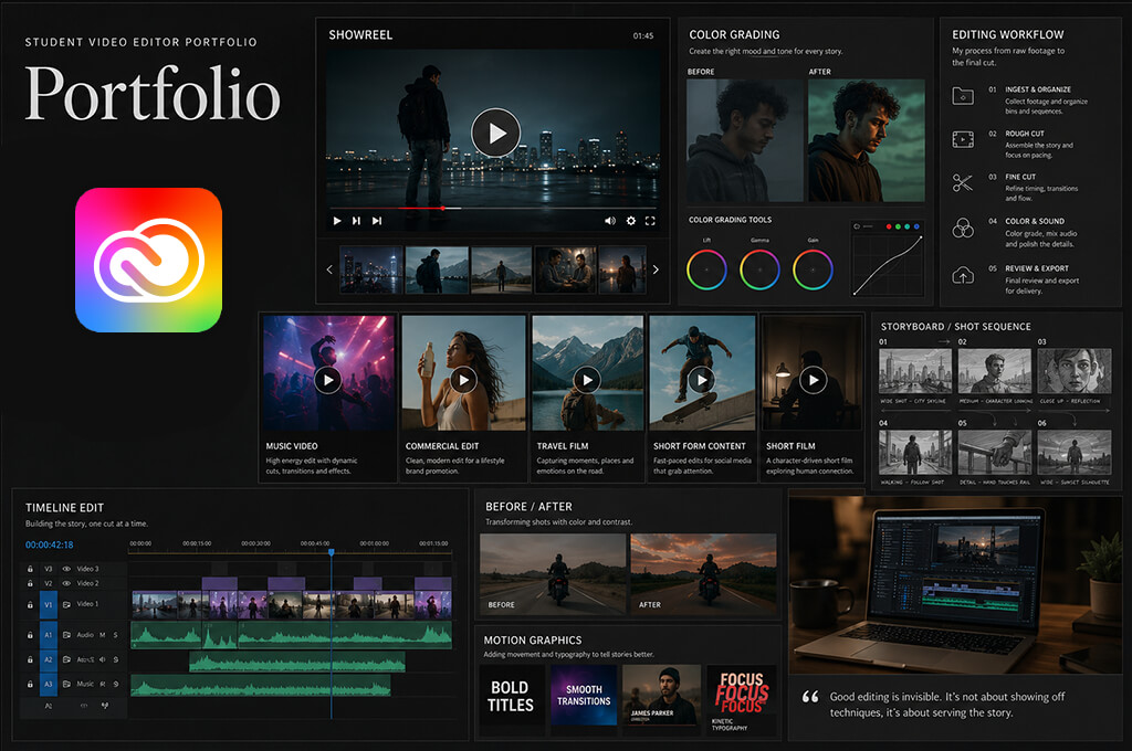 student video editing portfolio