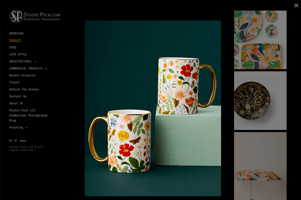 studio peck interface