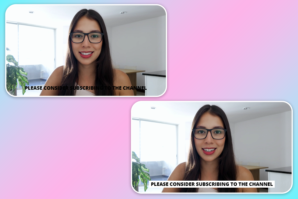subtitle color dark vs light background