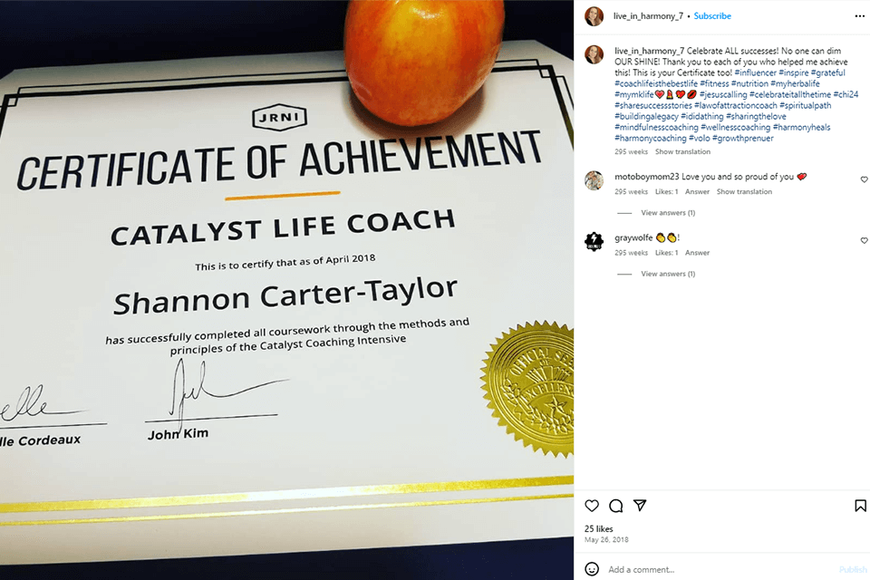 success stories image posting idea