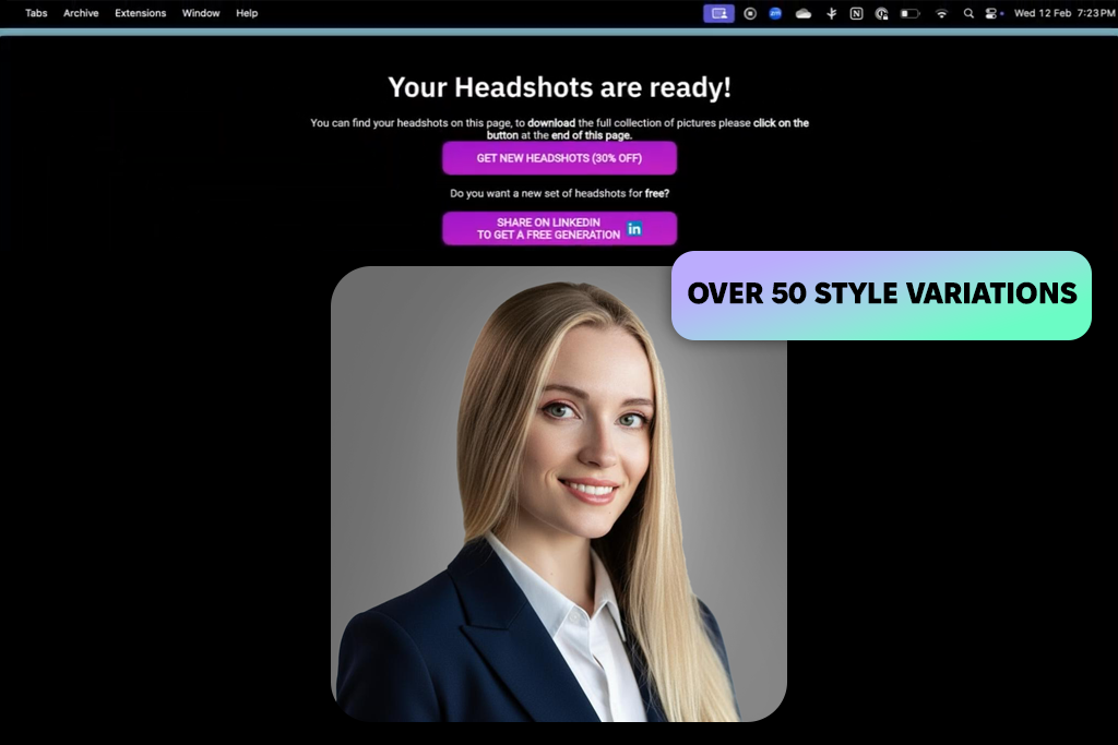 suitup ai headshot generator