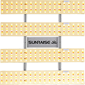 sunraise qb2000 light for 3x3 grow tent