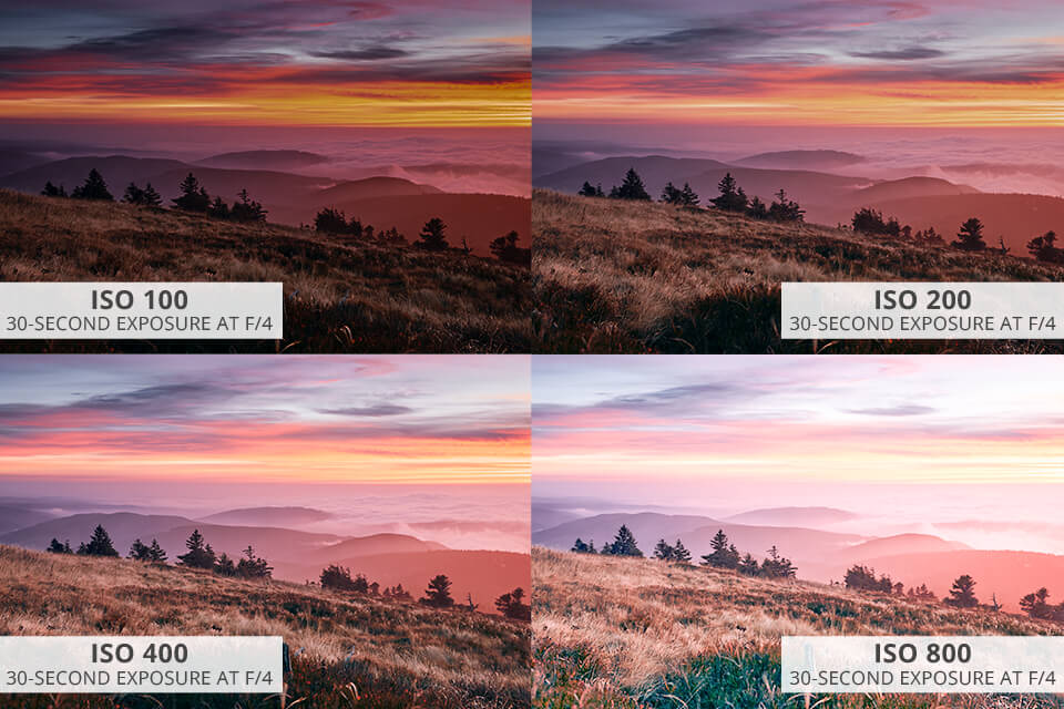 sunrise photography tips mid-range iso