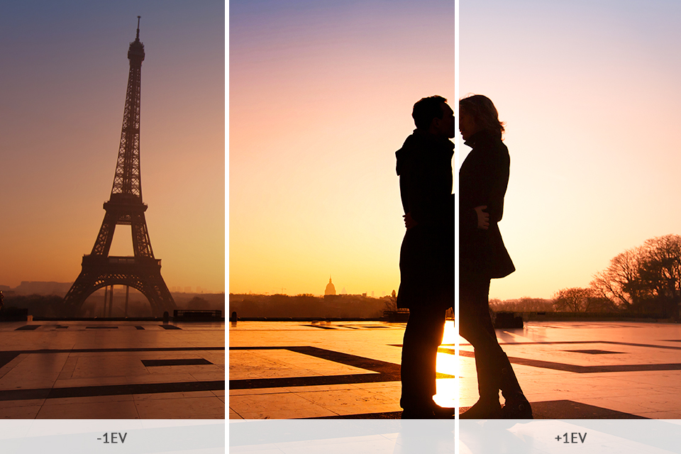 sunset photography settings for bracketing technique