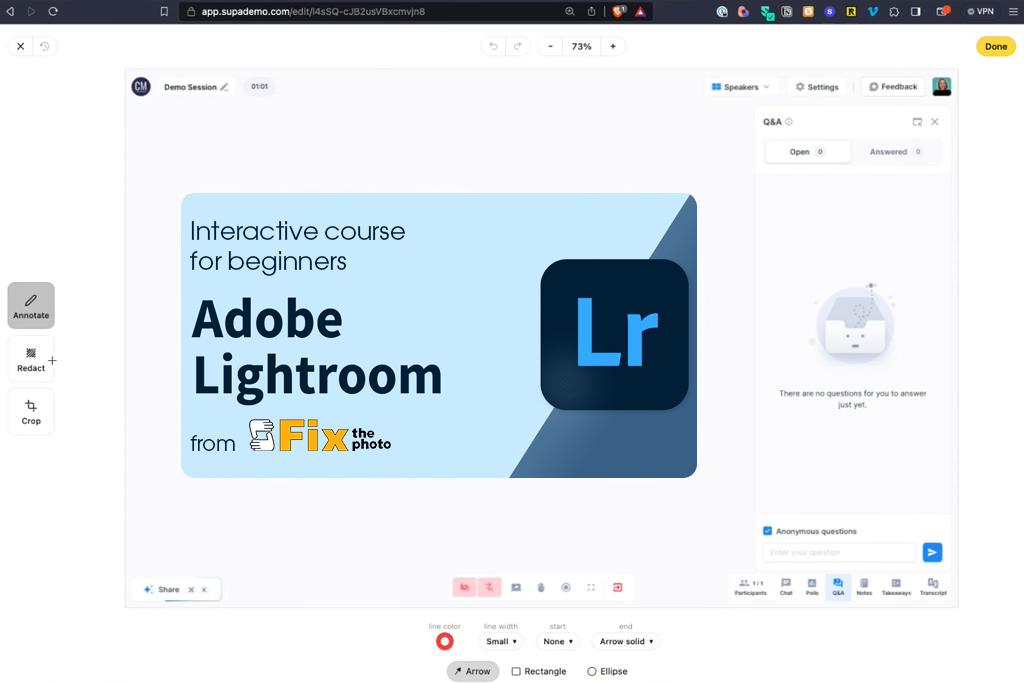 supademo interactive product demo software