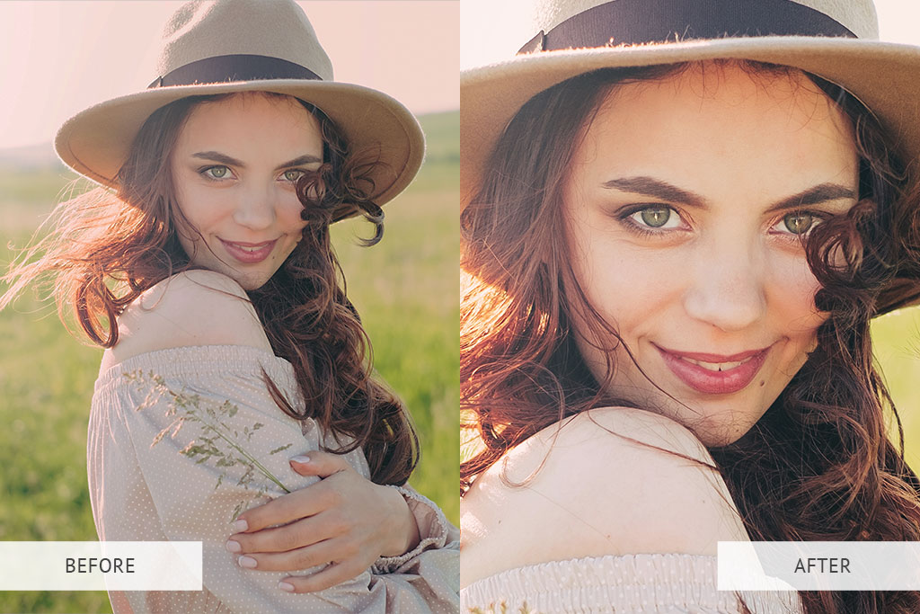 نتيجة ميزة الدقة الفائقة adobe lightroom