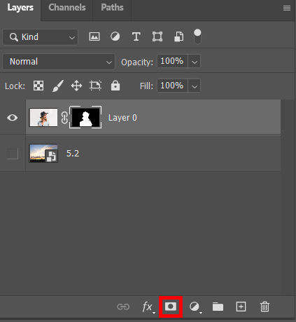 superimpose images mask