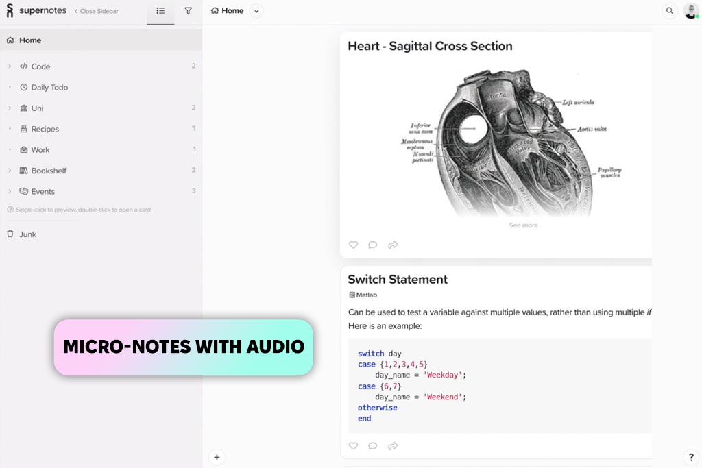 supernotes class recording app