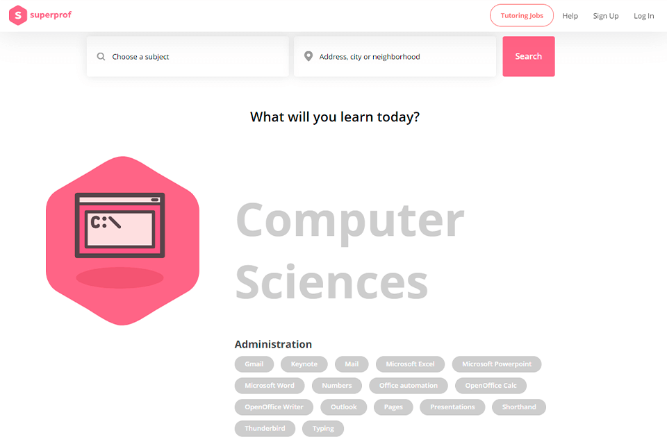 superprof computer sciences