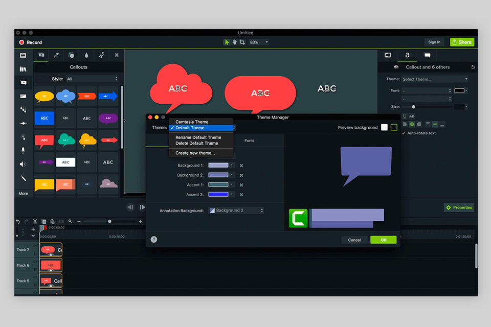 superstamps in camtasia