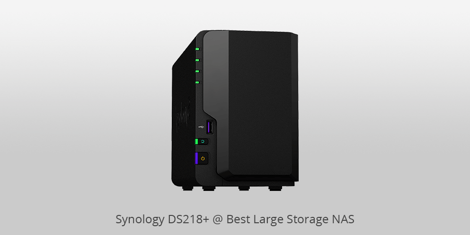 synology ds218+ large storage nas
