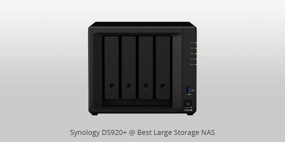 synology ds920+ large storage nas