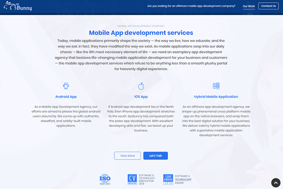 sysbunny review development types