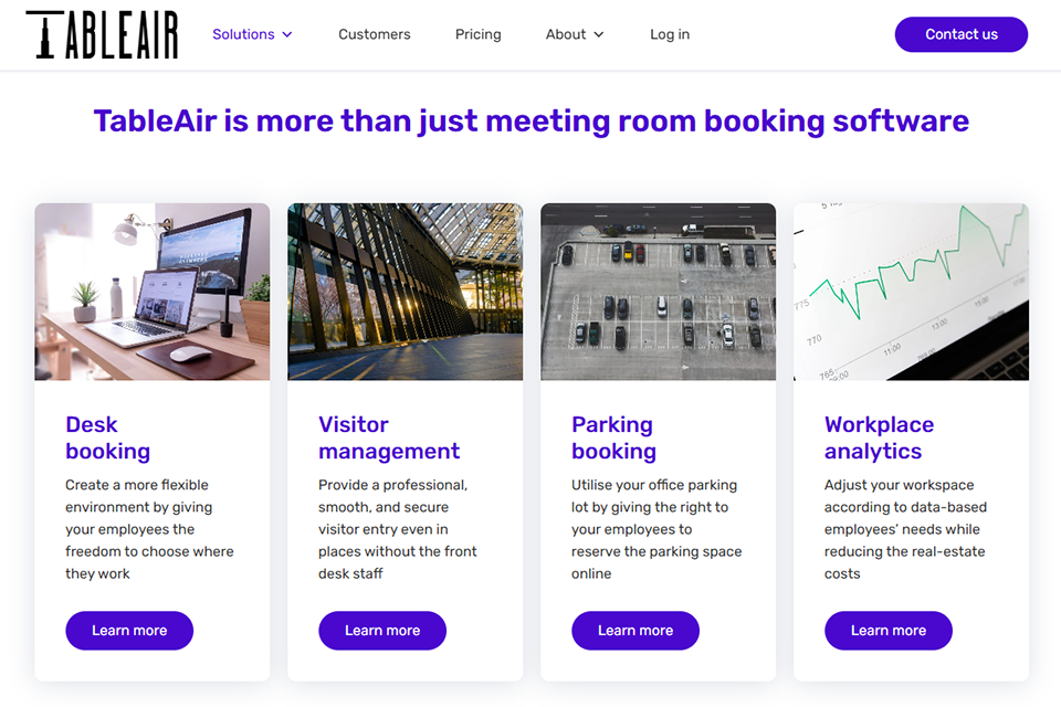 tableair meeting management software