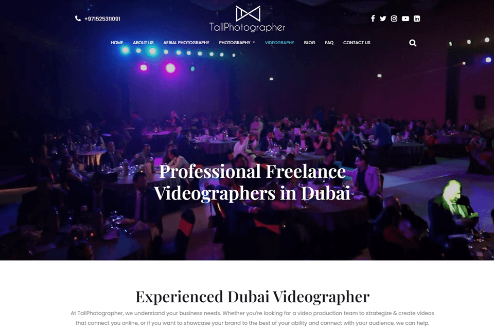 tallphotographer videography