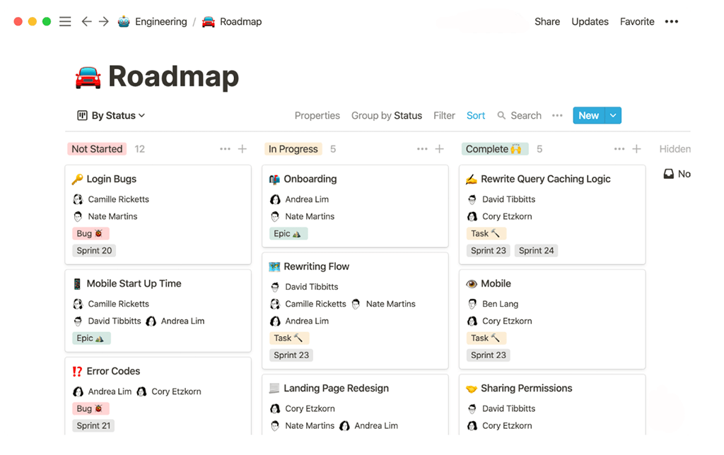 task management channels for photographers notion