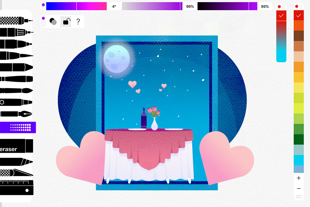 tayasui sketches rebelle alternative interface
