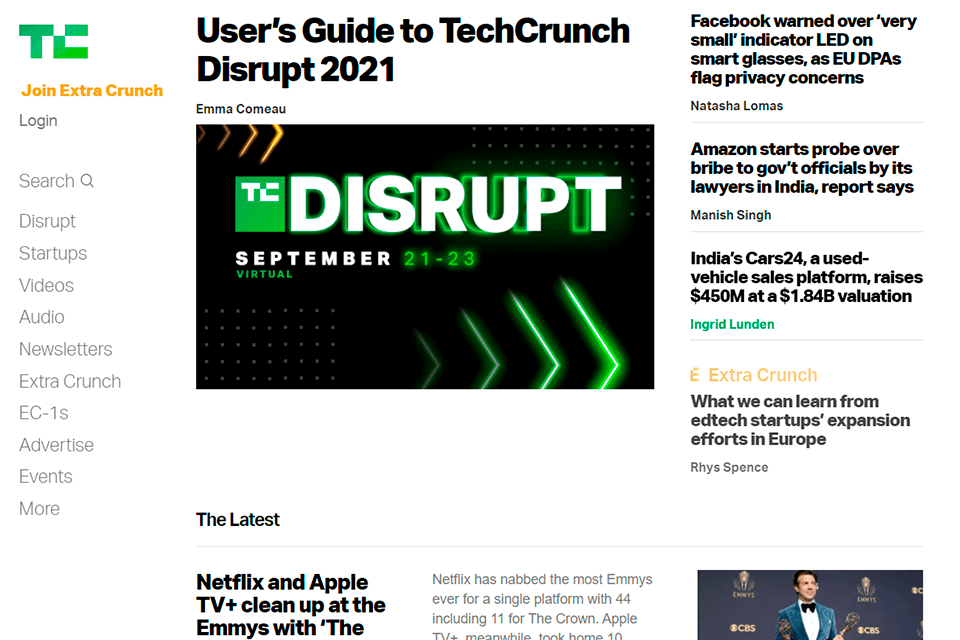 techcrunch technology blog