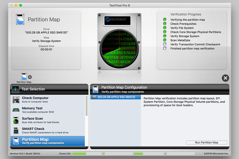 checking an external hd using techtool pro 10