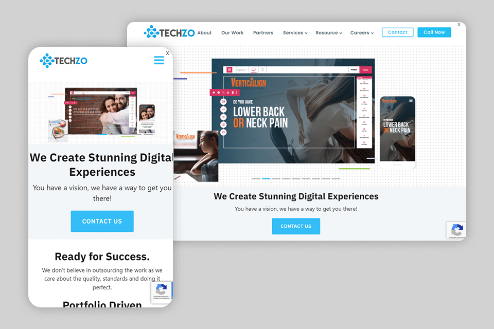 techzo website design