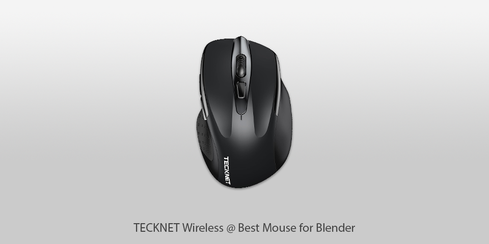 tecknet wireless mouse for blender