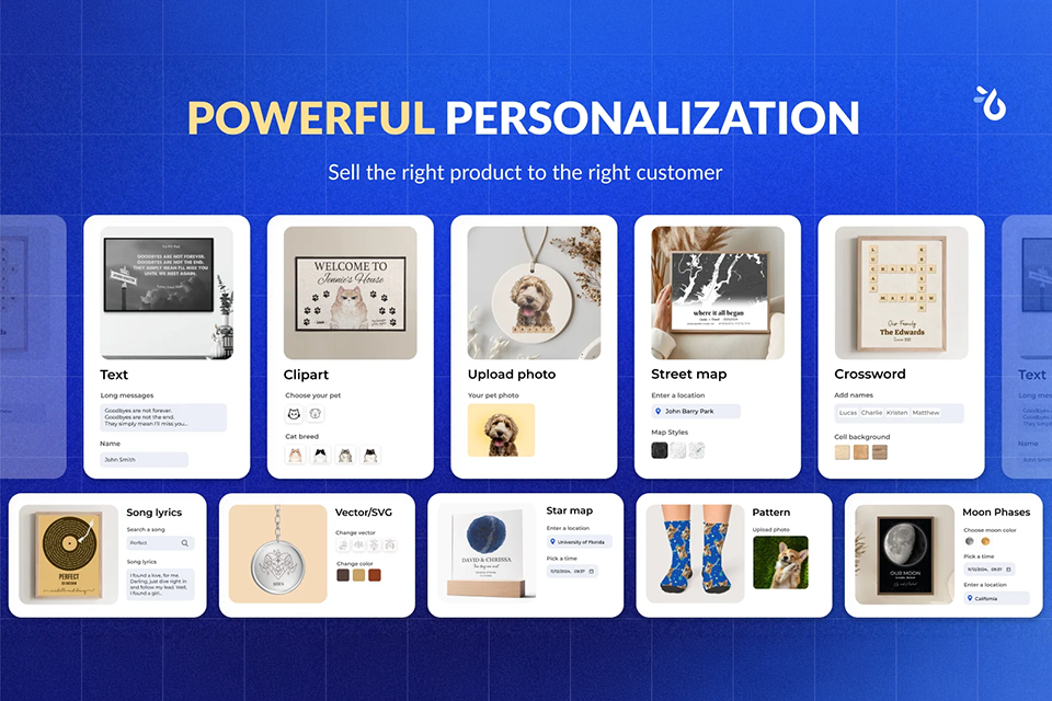 teeinblue visual product customization software