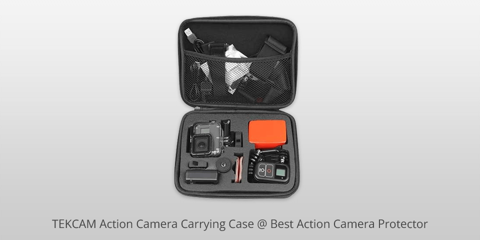 tekcam action camera carrying case foto