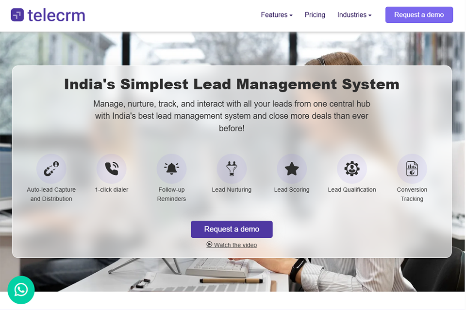 telecrm in lead generation tool