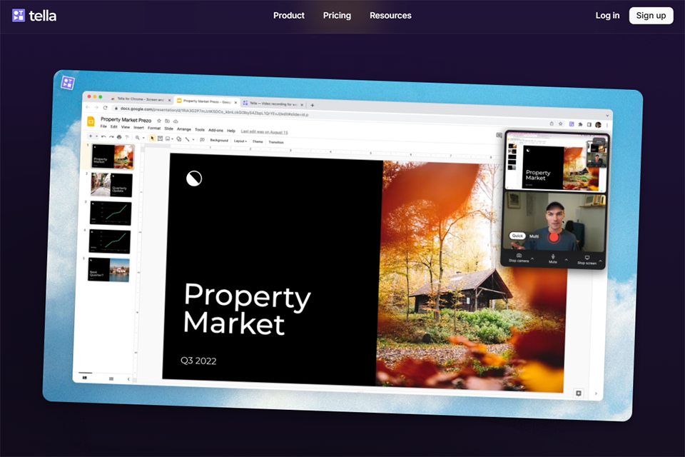 tella screen recorder for chromebook