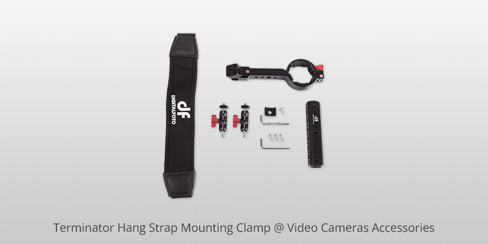 terminator hang strap mounting clamp video cameras accessory