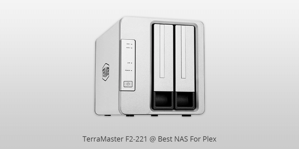 PLEX 용 Terramaster F2-221 NAS