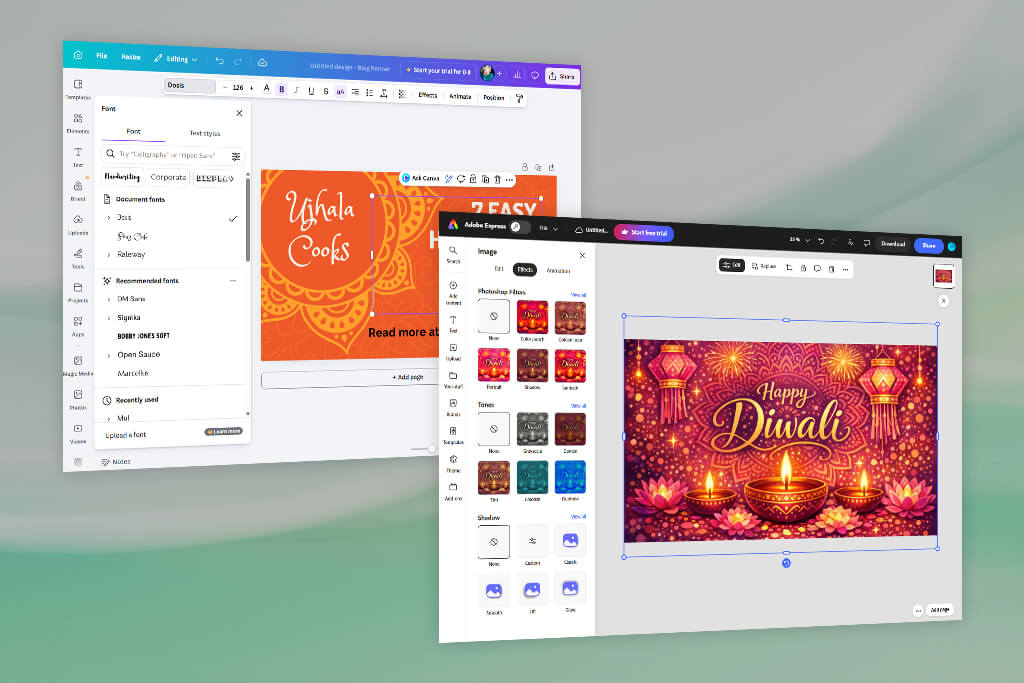testing process of diwali banner makers