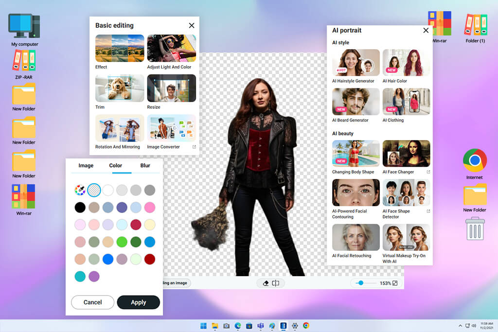 testing process of free online goth ai generator