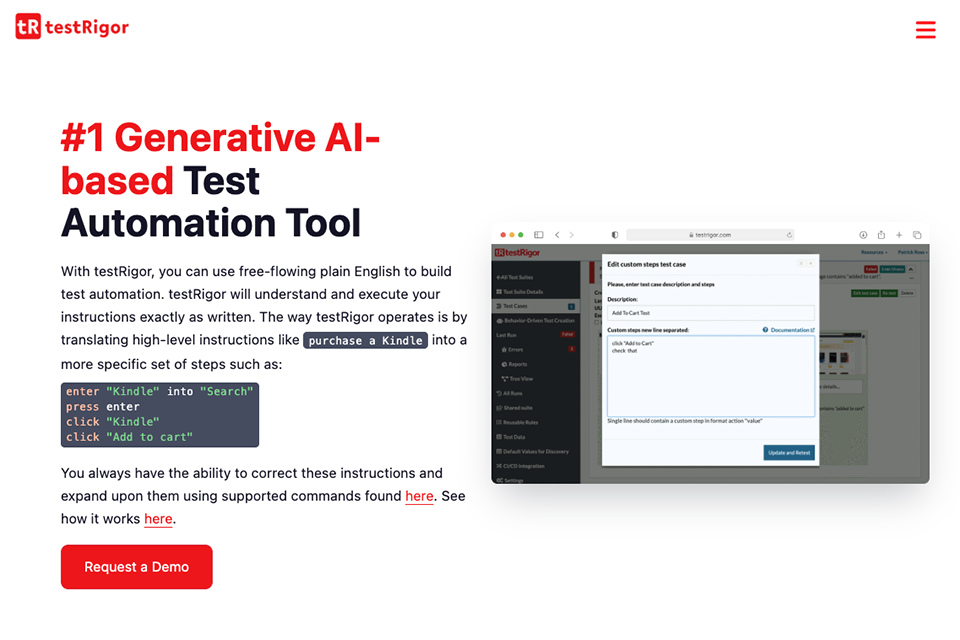 testrigor software testing company