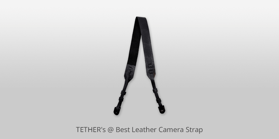 tethers leather camera strap