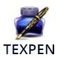 texpen latex editor linux logo