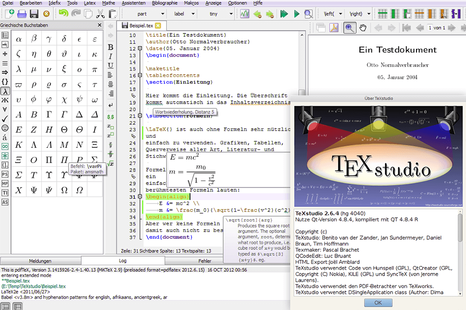 use latex text editor