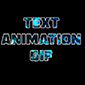 نص الرسوم المتحركة dp gif text animation app logo