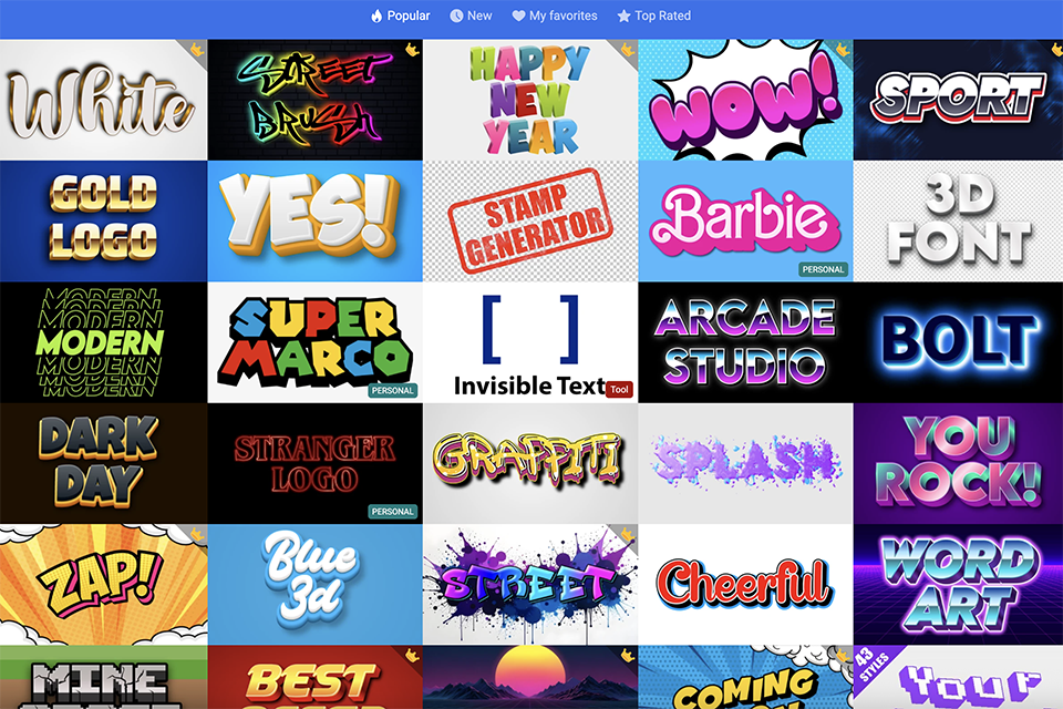 textstudio font generator