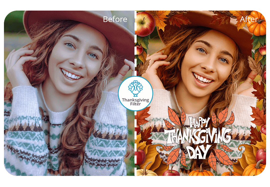 thanksgiving photo editor cover