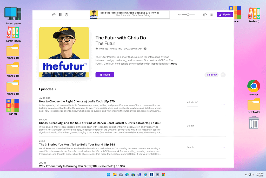 the futur podcast design podcast