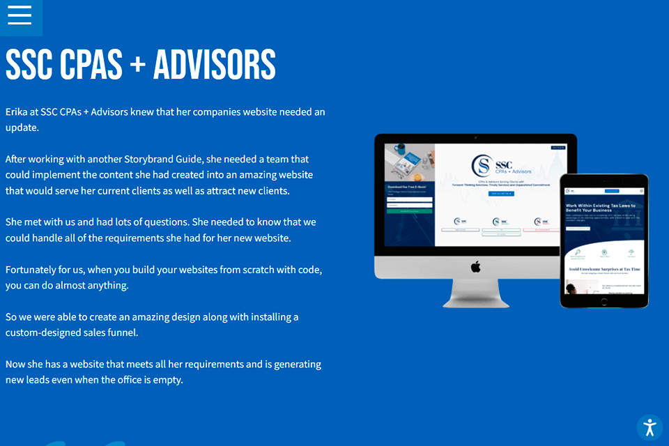 the virtual marketing directors web development